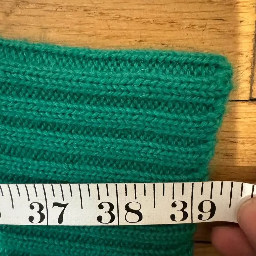 Outlander 100 Wool Colorblock Knit Mock Neck Sweater Dress Size‎ S Vintage - Picture 7 of 9